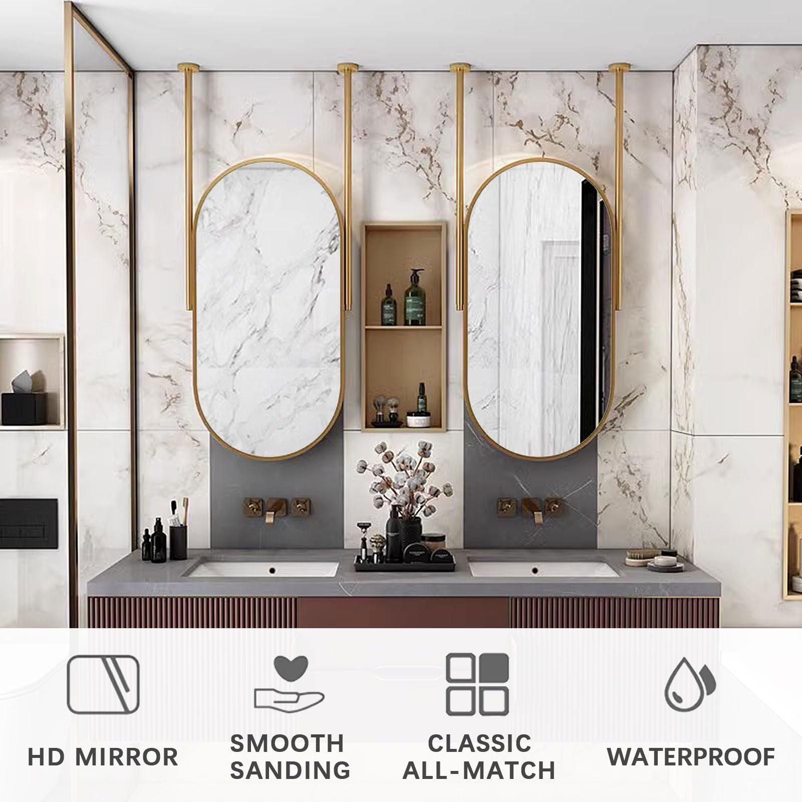 特大壁掛けミラー / リビング・寝室推薦